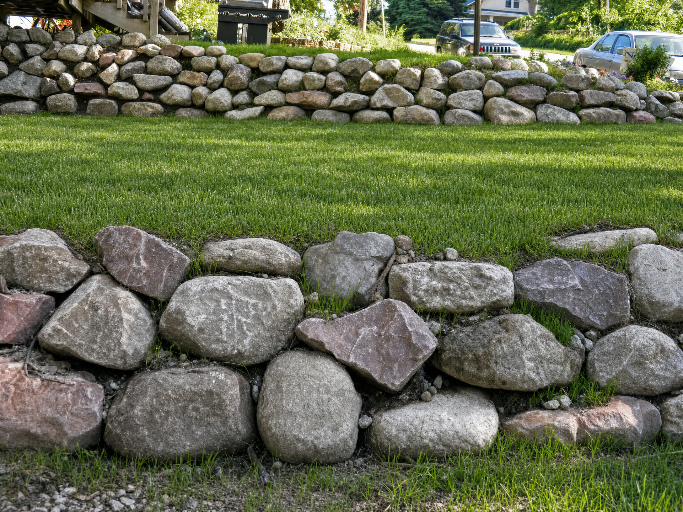 Natural Boulder Wall