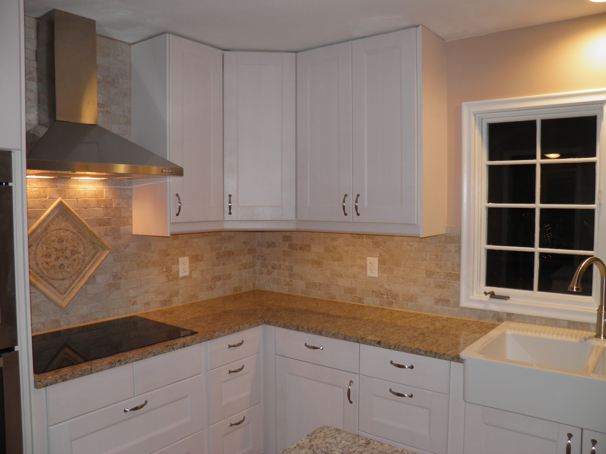 Kitchen storage and open shelving interior