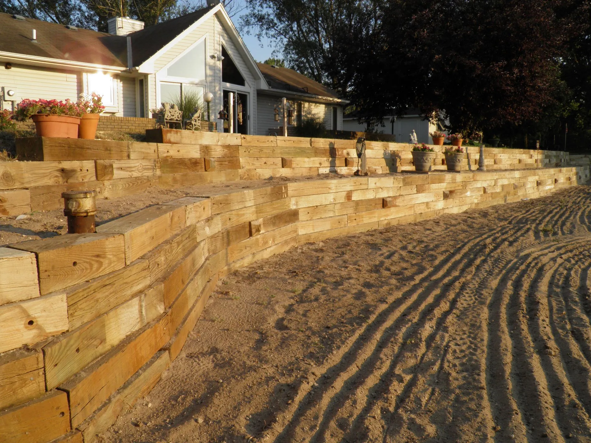Stone Retaining Wall